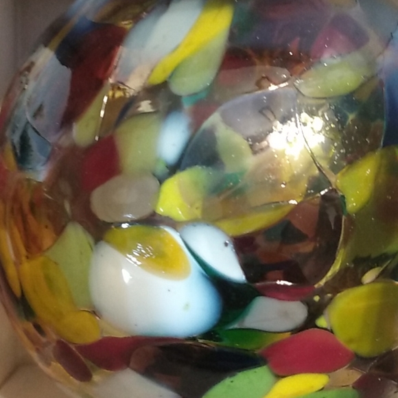 Handmade Colorful Polish Glass Ornament - Picture 3 of 5